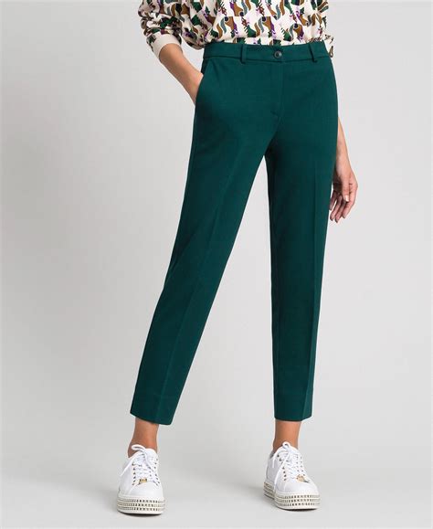 pantalone verde elegante gucci|Pantaloni GUCCI da Donna .